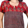 Checkered Maroon Kurti