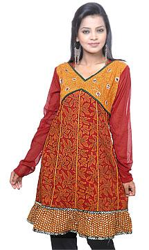 Designer Frock Style Kurti