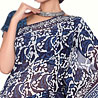 Georgette Navy Blue Saree