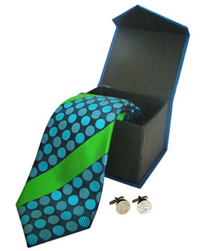 Fashion Tie Cufflink Set