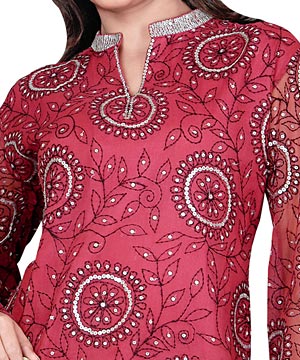 Red Evening Kurti