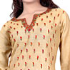 Beige Kashmiri Kurti