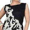 Rakhi Gifts to India, Black and White Designer Kurti Rakhi Gifts to India, Black and White Designer Kurti