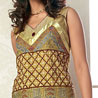 Mustard Color Churidaar Kurta in Cotton Silk