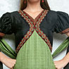 Light Green Color Churidaar Kurta in Cotton