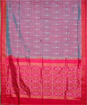 Violet Patola Silk Saree