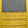 Black and Mustard Color Sico Gadwal Saree