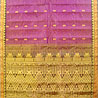 Magenta and Green Color Gadwal Tissue Saree