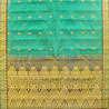 Green and Maroon Color Gadwal Tissue Saree