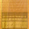 Dark Golden Rod and Pale Brown Color Sico Gadwal Saree
