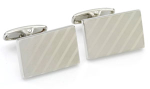 Orosilber's Plain Cufflinks
