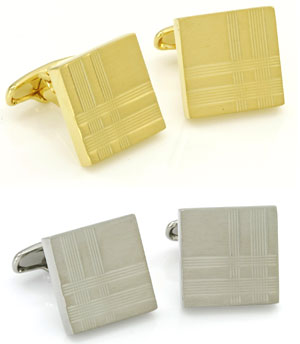 Orosilber's Plain Cufflinks
