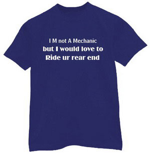 I M Not A Mechanic - Slogan Printed T - shirt for Men