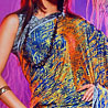 Digital Printed Crepe Saree
