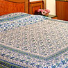 Sanganeri print Bedsheet