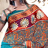 Crepe Saree with Paisley Print
