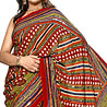 Crepe Saree with Traditional Prints