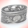 Vintage Style Metal Jewelry Box