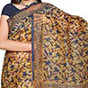 Traditional block printed Kota Doria Saree