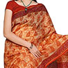 Traditional block printed Kota Doria Saree