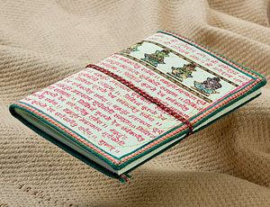 Recycled Handmade Paper Traveller Diary