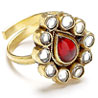 Dual purpose Kundan Ring