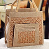 Rakhi Gifts to India, Beautifully Woven Natural Color Bag of Recycled Jute Rakhi Gifts to India, Beautifully Woven Natural Color Bag of Recycled Jute