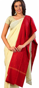 Pashmina Shawl with Kashmiri Embroidered Border and Bootis