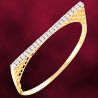 Aesthetic bracelet with Finest Cubic Zirconia