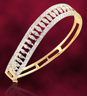 Handcrafted Bracelet with Finely Cut Zirconia