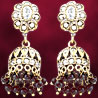Rajwada Design Handcrafted Polki Earrings