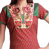 Party Wear Cotton Suit with Embroidered Yoke
