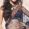 Gracious Saree with Unique Combination