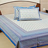 Hand Block Booti Print Bedsheet with 02 Pillow Covers