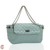 Honeydew Blue Flap Handbag