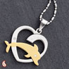 Alloy Steel Dolphin Pendant