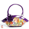 Purple & Yellow Mini Garden Basket Bag