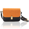 Black & Sandy Brown Cross Body Bag