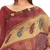 Pink & Cream Cotton Saree