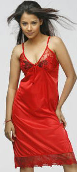 Sheer Satin Nightwear