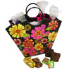 Chocolate Delight in Floral Bag