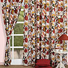 Bright Floral Door Curtain
