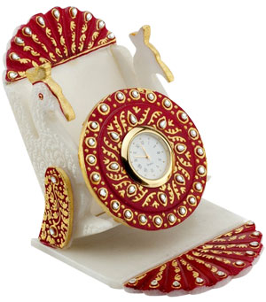 Gold Embossed Watch with Mobile Holder