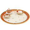 Gold Embossed Aarti Thaali