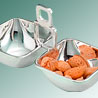 Square Silver Plated Nut Bowls