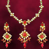 One Gram Gold Kundan Necklace Set