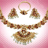 Gold Plated Traditional Necklace Set