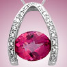 Designer Diamond & Ruby Pendant