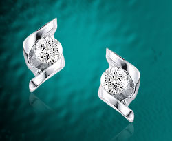 Facetz Diamond Gold Earrings