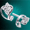 Gift Facetz Diamond Gold Earrings on Diwali 